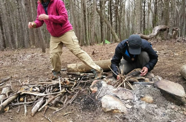 ONLY USE PRE-ESTABLISHED FIRE RINGS