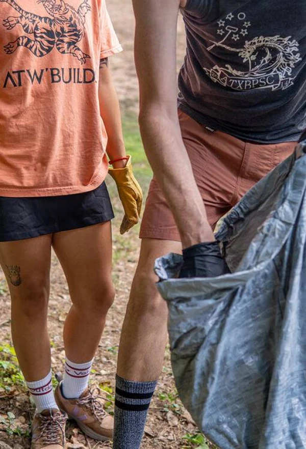 AN EXTRA TRASH BAG GOES A LONG WAY