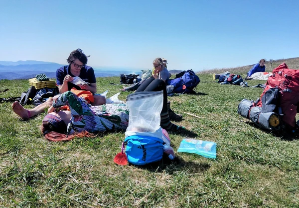 A WELL EARNED LUNCH ON MAX PATCH