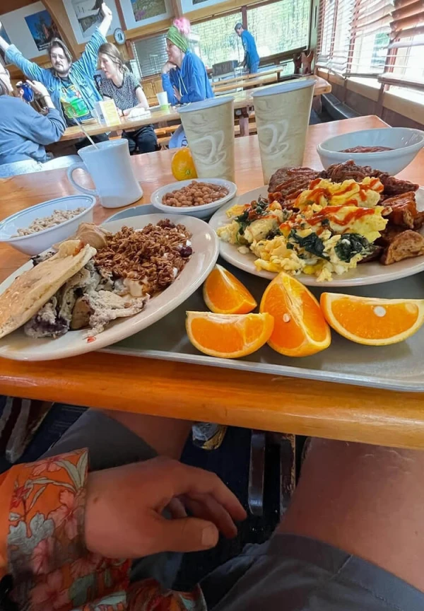 A WELL EARNED TREAT IN TOWN – PROF CARL