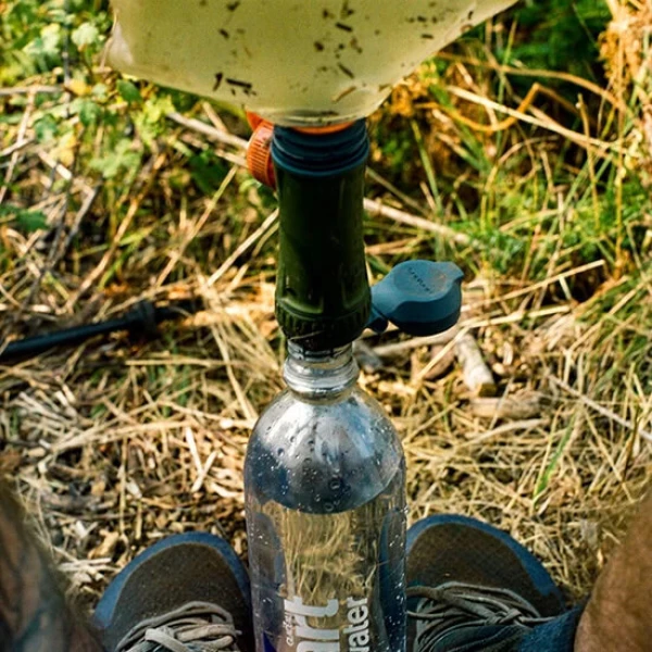 The Platypus Quickdraw is a great ultralight filter.